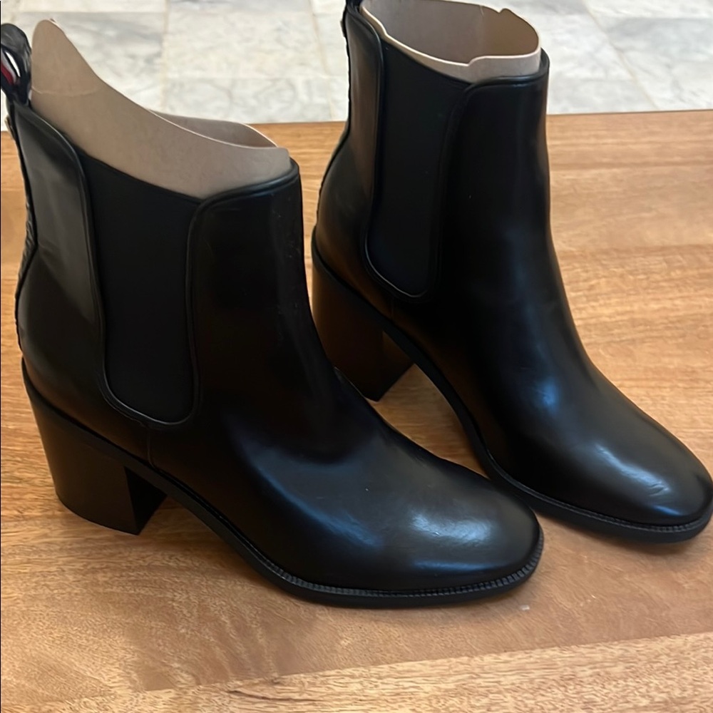 Tommy Hilfiger Elegant Black Ankle Boots